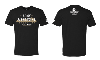 Army 2022 National Tournament Black shirt (youth sizes available)
