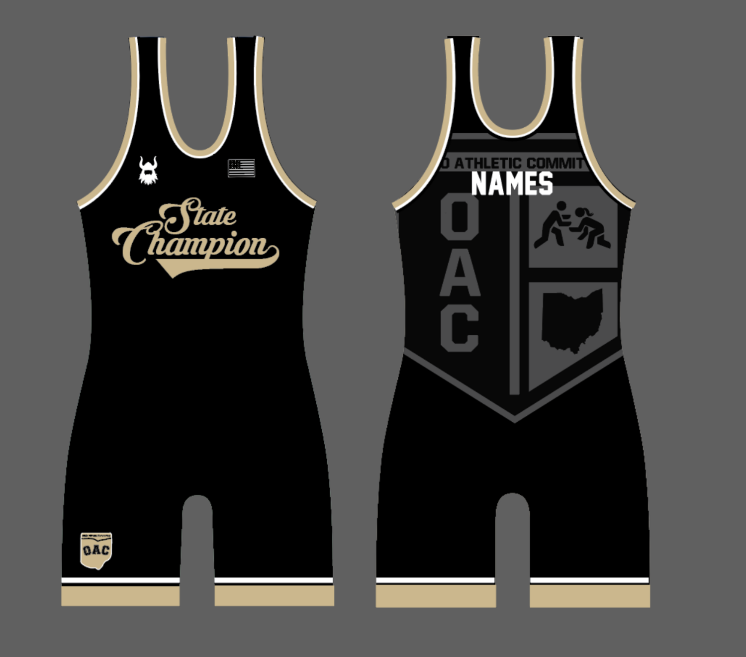Singlet Men - Royal Championships Queen & King of the Court