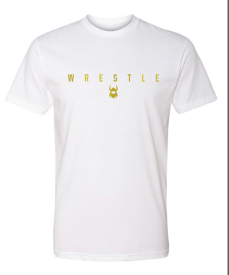 Barbarian WHITE/GOLD Wrestle Shirt