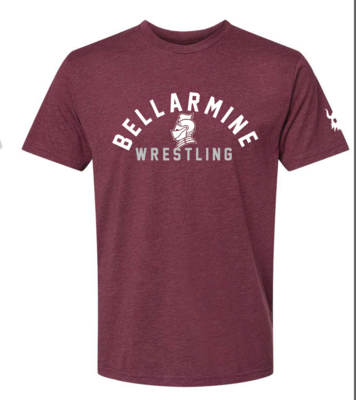 Bellarmine Wrestling Blend Shirt Heather Maroon