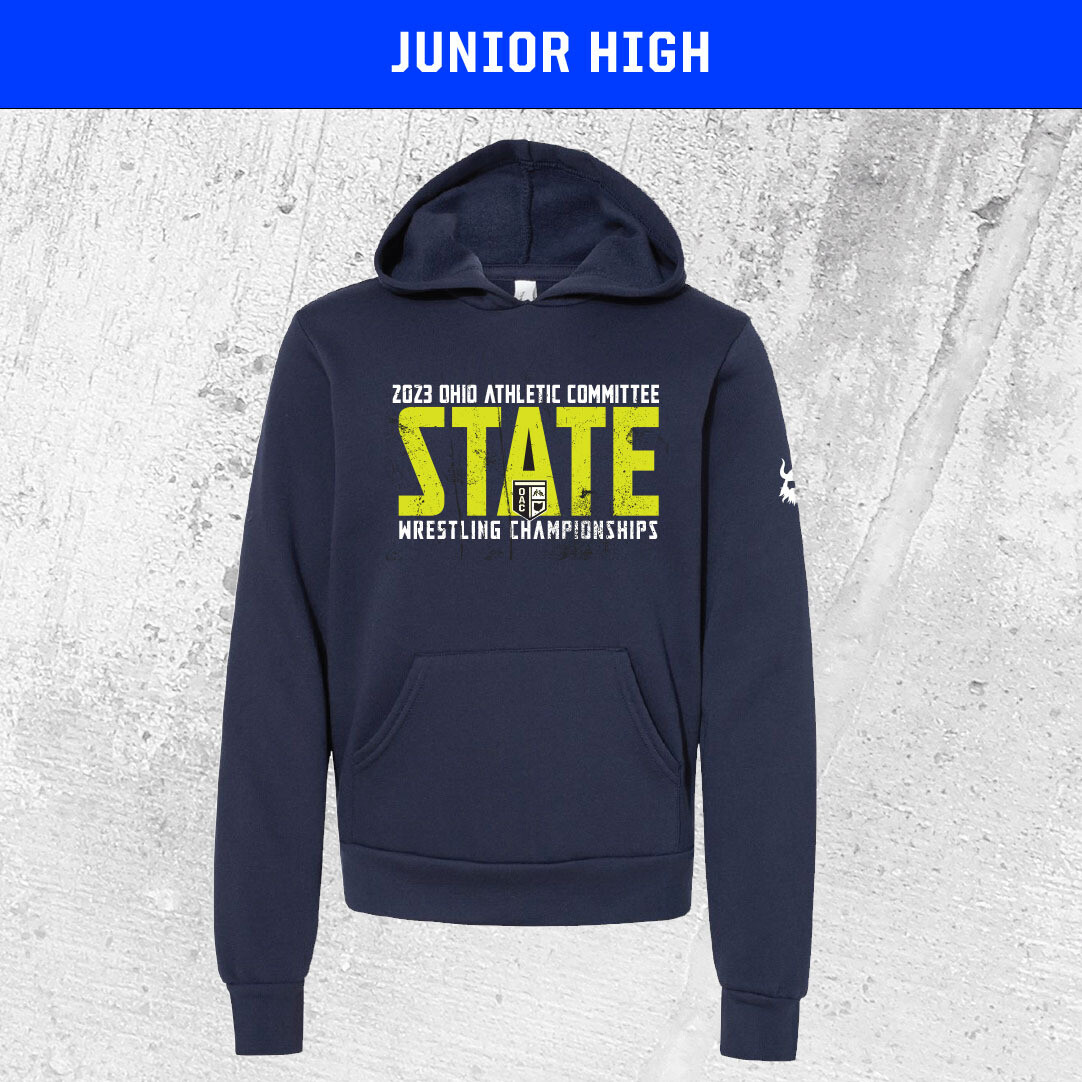OAC Jr High 2023 State Navy Hoodie