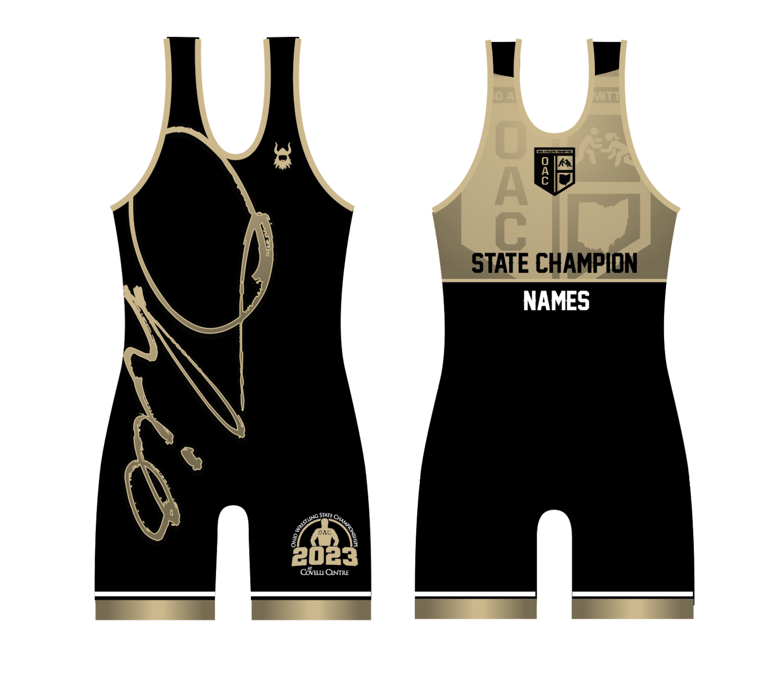 2019 OAC DIVISIONAL STATE CHAMPION SINGLET