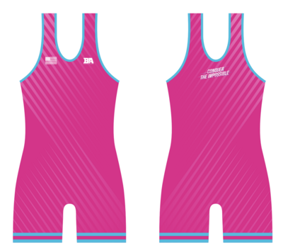 Pink Women&#39;s Wrestling Singlet
