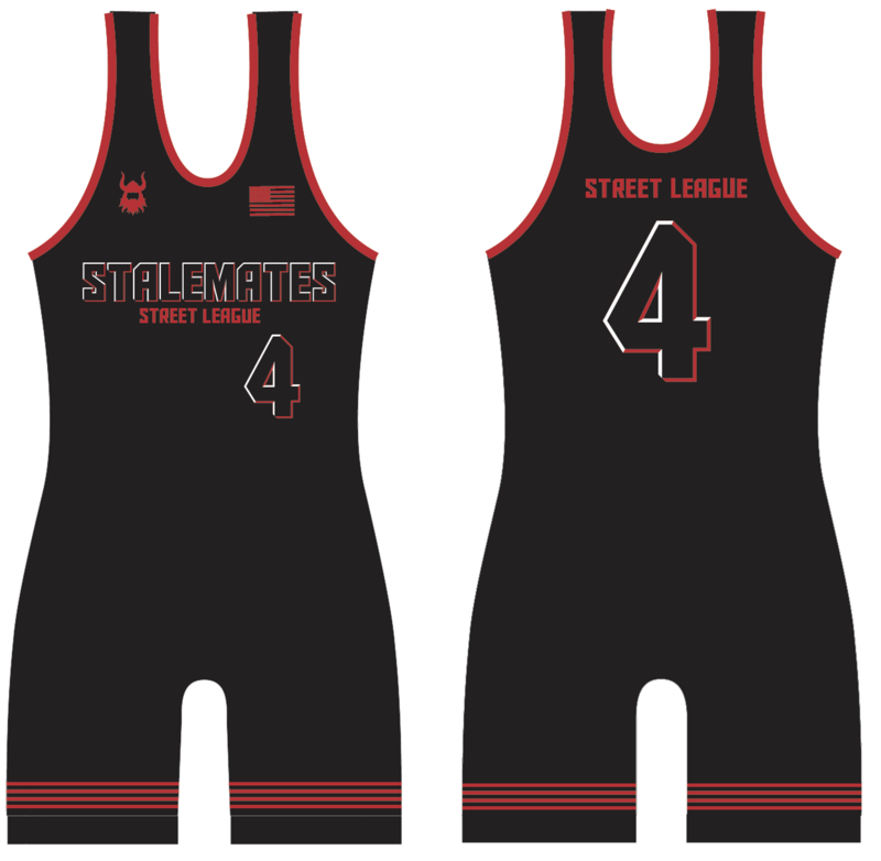 Stalemates Black Street League 4 Singlet