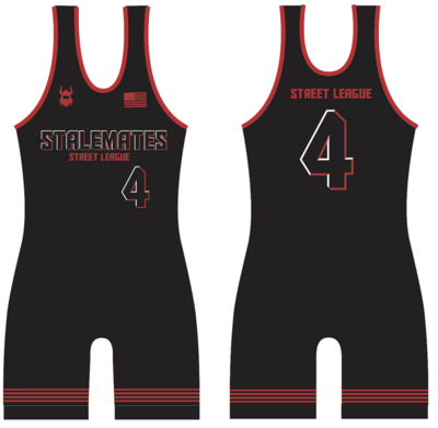 Stalemates Black Street League 4 Singlet Stalemates Black Street League 4 Singlet