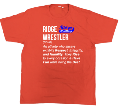 Ridge Wrestler Red Shirt