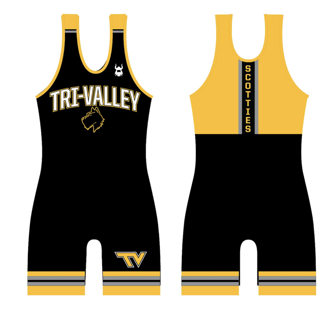 TriValley Black Novice Singlet