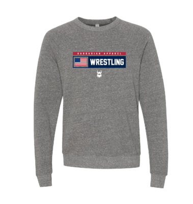 BA Grey USA CREWNECK