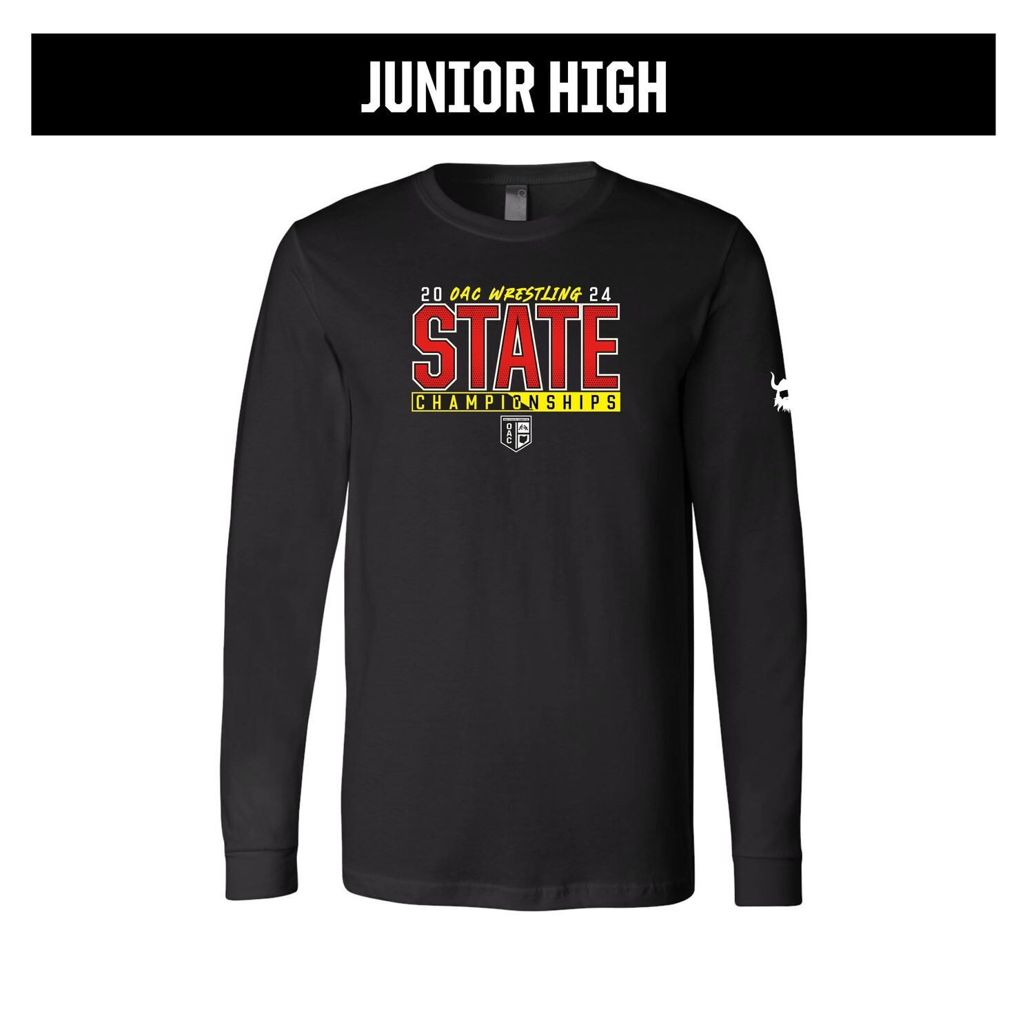 OAC 2024 State JUNIOR HIGH Black Long Sleeve