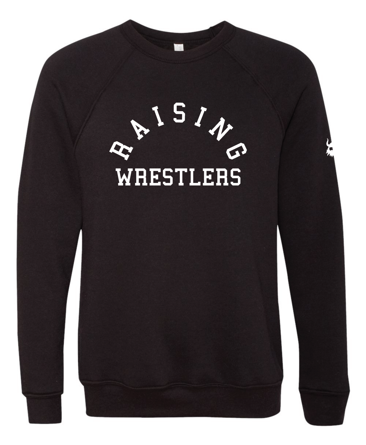 Raising Wrestlers Black Crewneck