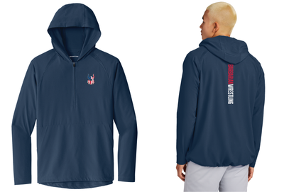 BA USA Long Sleeve Hooded Pullover Navy