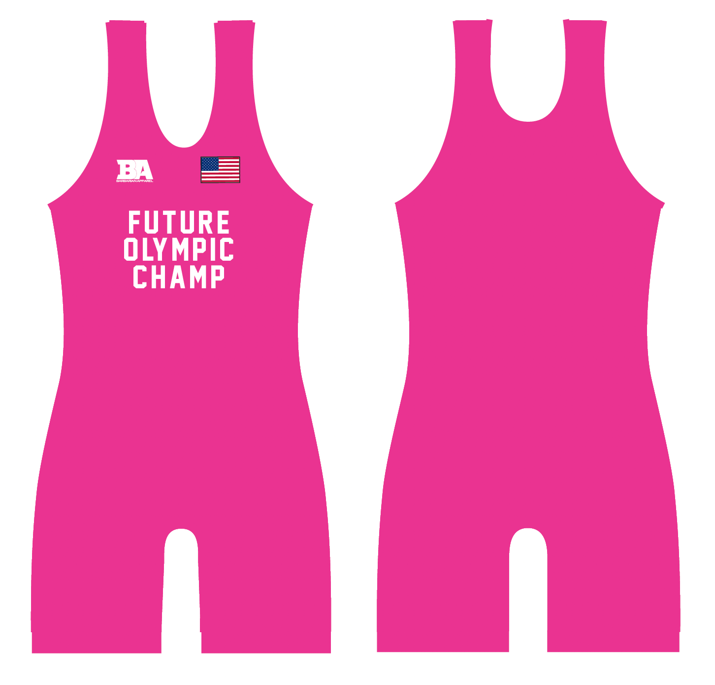 BABY PINK FUTURE WORLD CHAMP SINGLET
