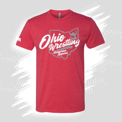 Barbarian Ohio Red Wrestling Shirt