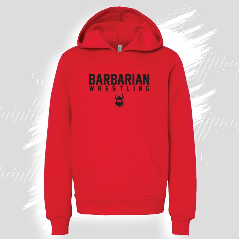 Barbarian Wrestling Red Hoodie