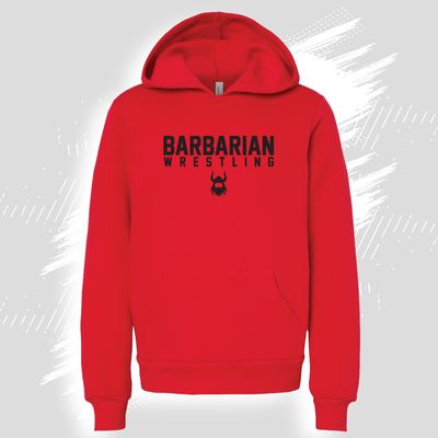 Barbarian Wrestling Red Hoodie