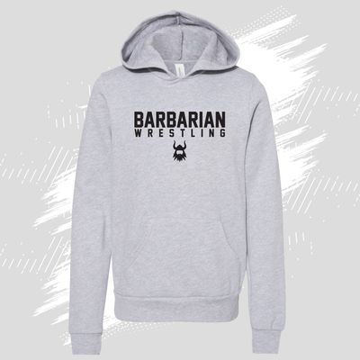Barbarian Wrestling Grey Hoodie