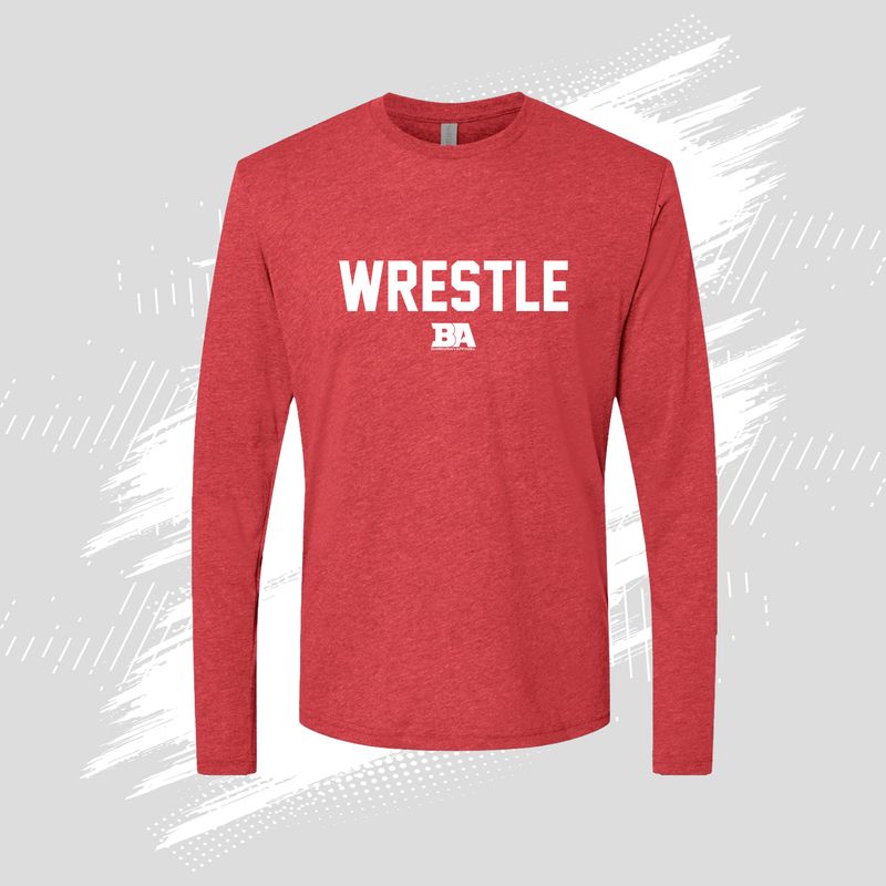 Wrestle long sleeve Tri-Blend Shirt