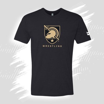Army Crest Solid Black Blend Shirt