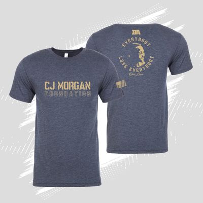 CJ Morgan Foundation Navy Tri-blend Shirt