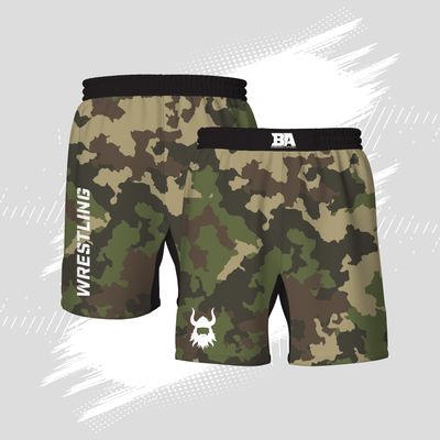 Camo fight shorts