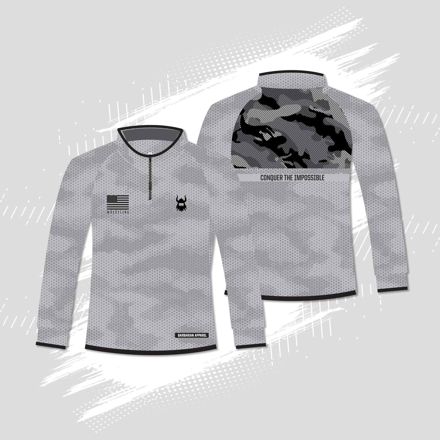 Grey Camo Jacket