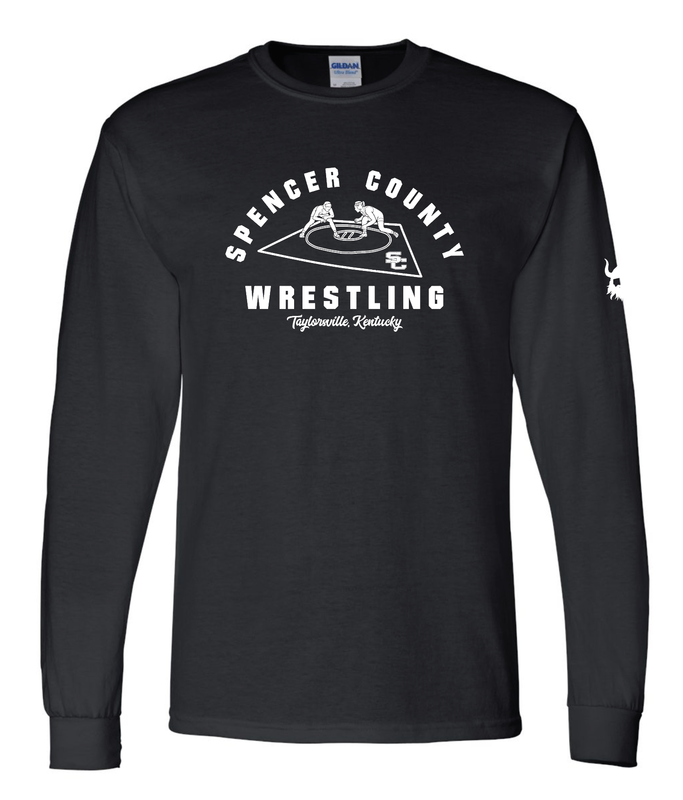 Spencer County Black Gildan Long Sleeve