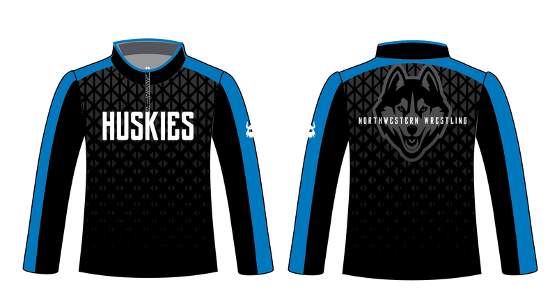 Northwestern Huskies 1/4 ZIP JACKET