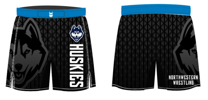 Northwestern Huskies Fight Shorts