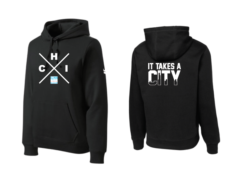 BTS Chicago 2024 Black Fleece Hoodie