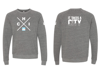 BTS Chicago 2024 Grey Crewneck Sweatshirt