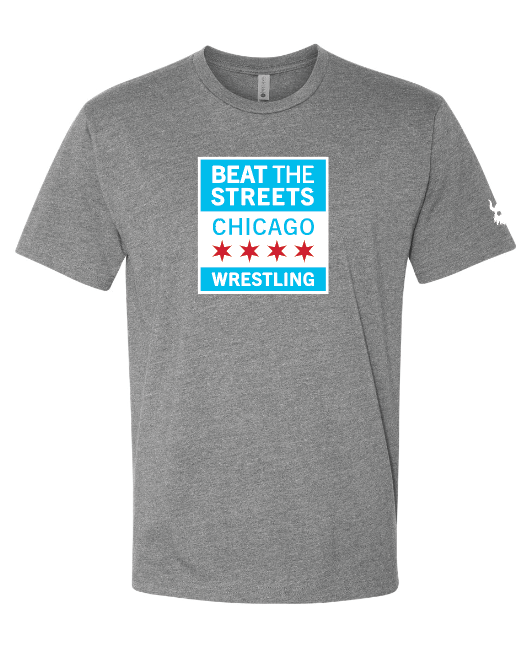 BTS Chicago Classic Logo Grey Blend Shirt