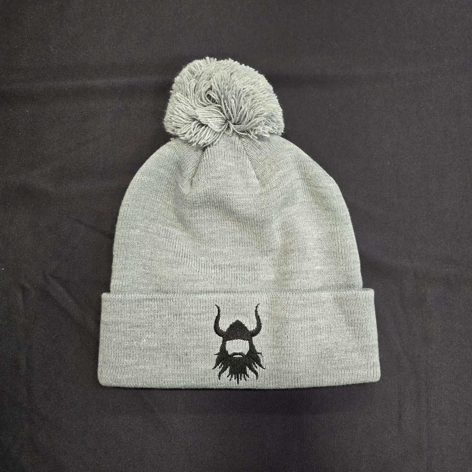 BA warrior pom grey hat