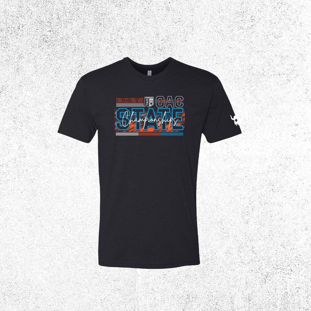OAC 2025 State Black Shirt
