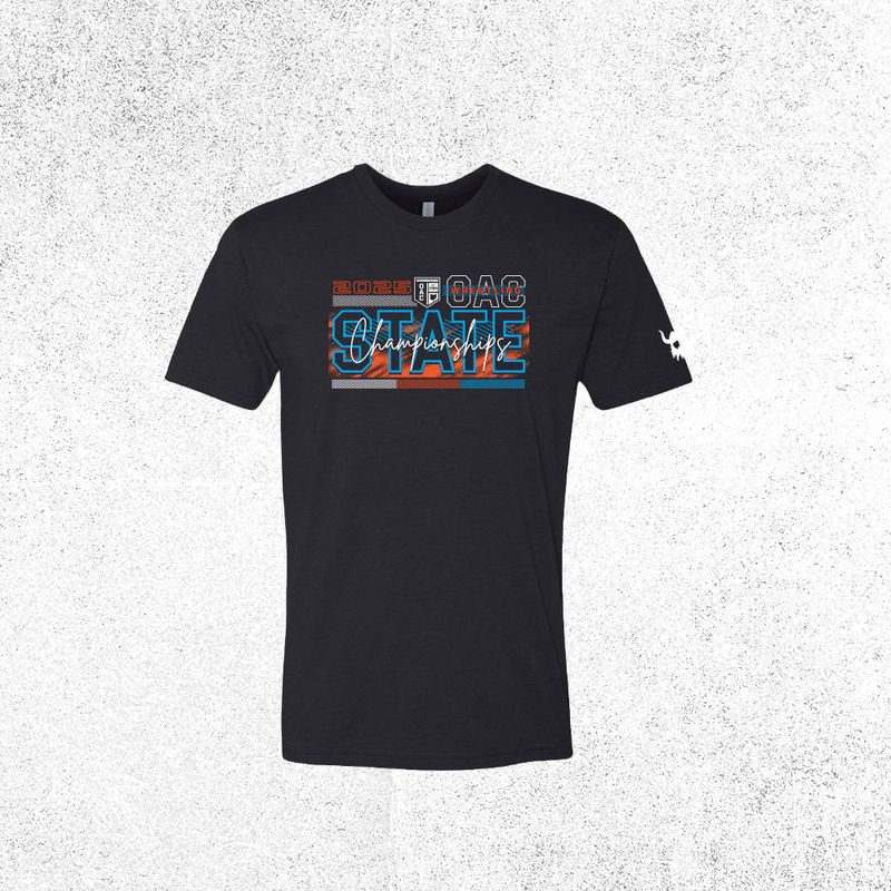 OAC 2025 State Black Shirt