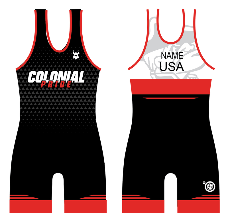 Colonial Pride Freestyle RED Singlet