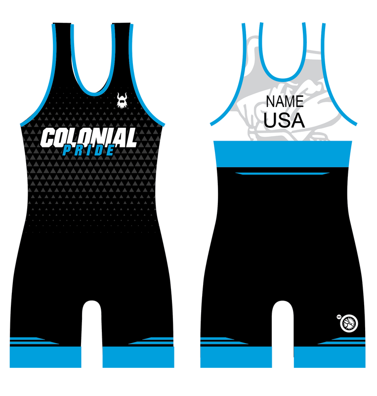 Colonial Pride Freestyle BLUE Singlet