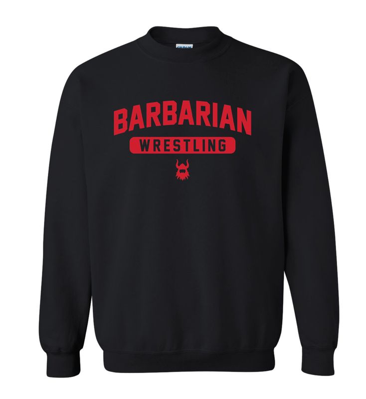 Barbarian Classic Black Crewneck YOUTH