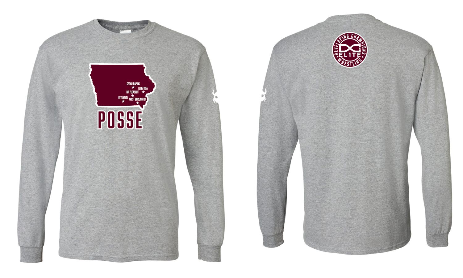 2025 DC Elite GREY POSSE Long Sleeve