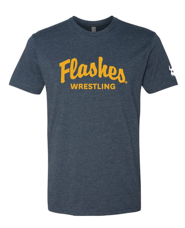 Kent State Flashes Wrestling Navy Shirt