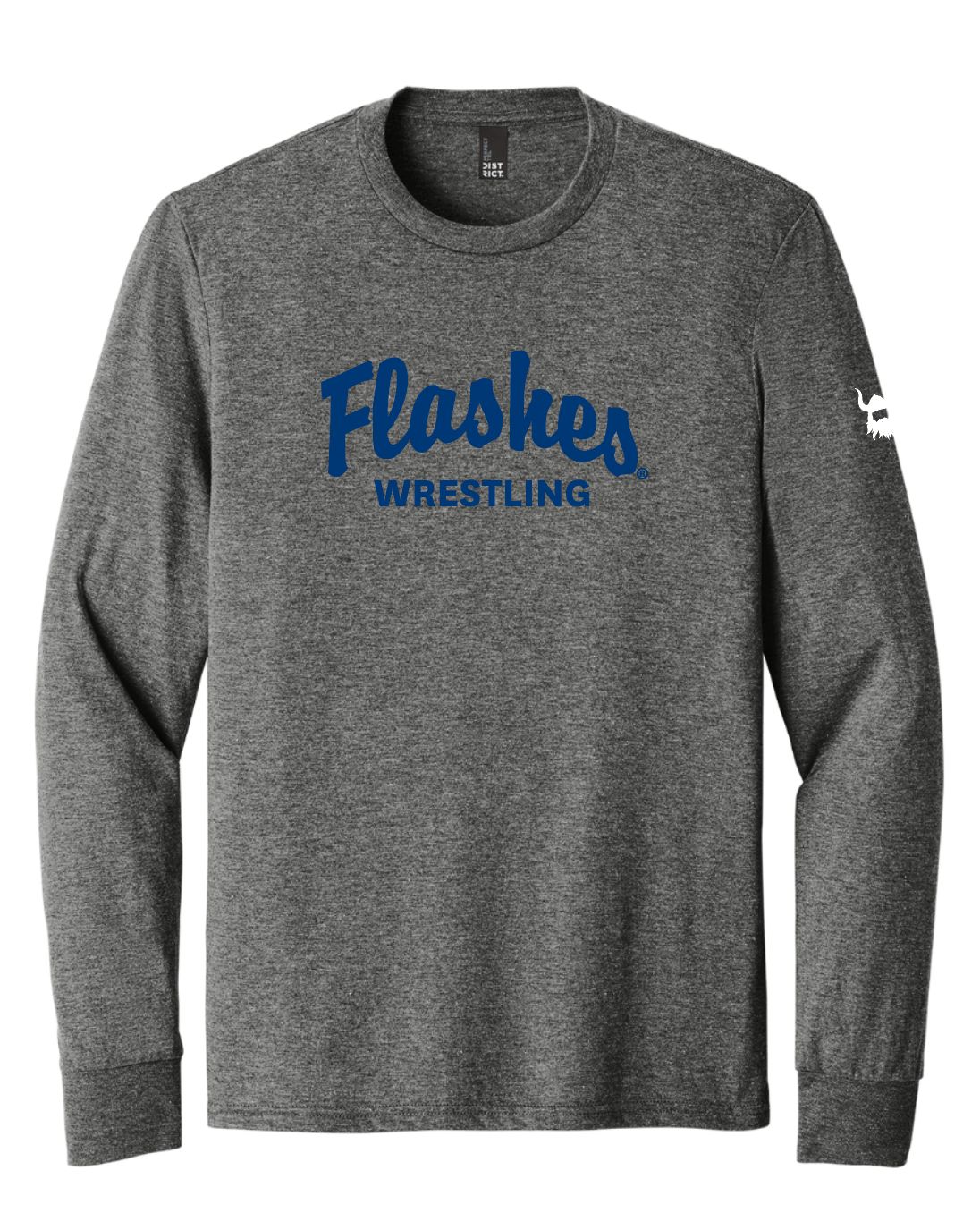 Kent State Flashes Wrestling Grey Tri-blend Long Sleeve