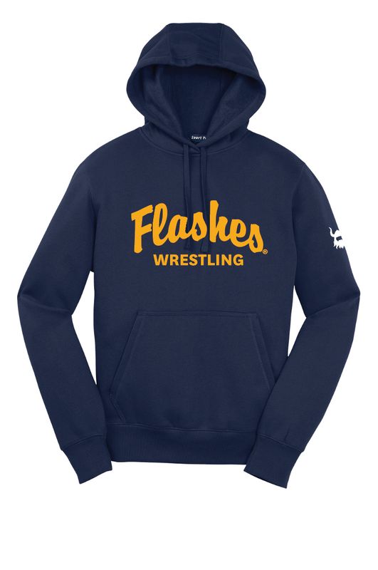 Kent State Flashes Wrestling Navy Blend Hoodie