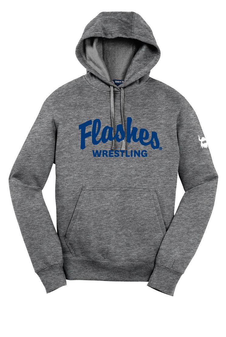 Kent State Flashes Wrestling Grey Blend Hoodie