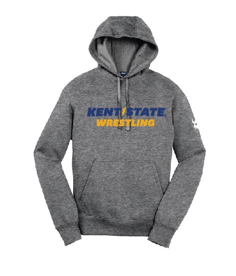 Kent State Wrestling Grey Blend Hoodie