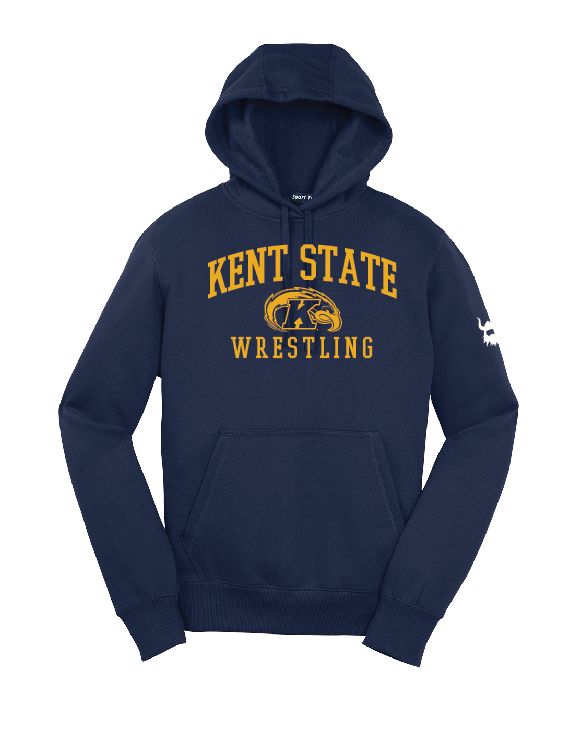 Kent State Wrestling Collegiate Navy Blend Hoodie