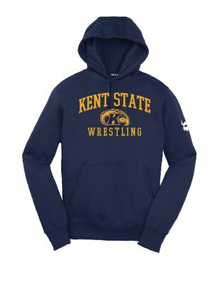 Kent State Wrestling Collegiate Navy Blend Hoodie