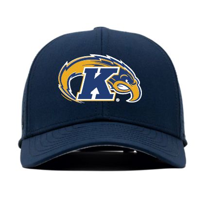 Kent State Wrestling Logo Navy Laser Mesh Hat