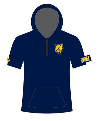 MSJ Short Sleeve 1/4 Zip Hoodie