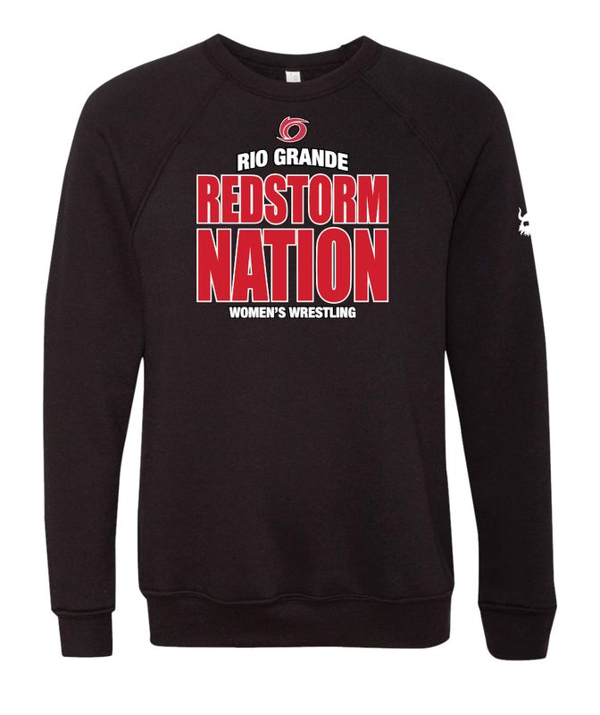 Rio Grande Women&#39;s Redstorm Black Crewneck