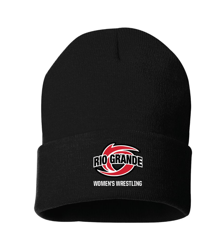 Rio Grande Women&#39;s Black Cuffed Beanie