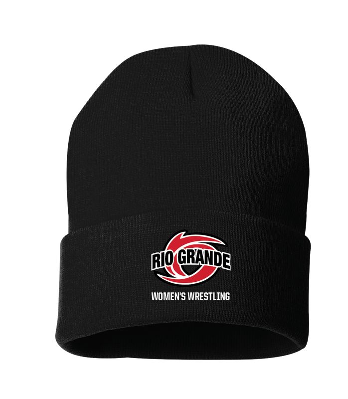 Rio Grande Women&#39;s Black Cuffed Beanie